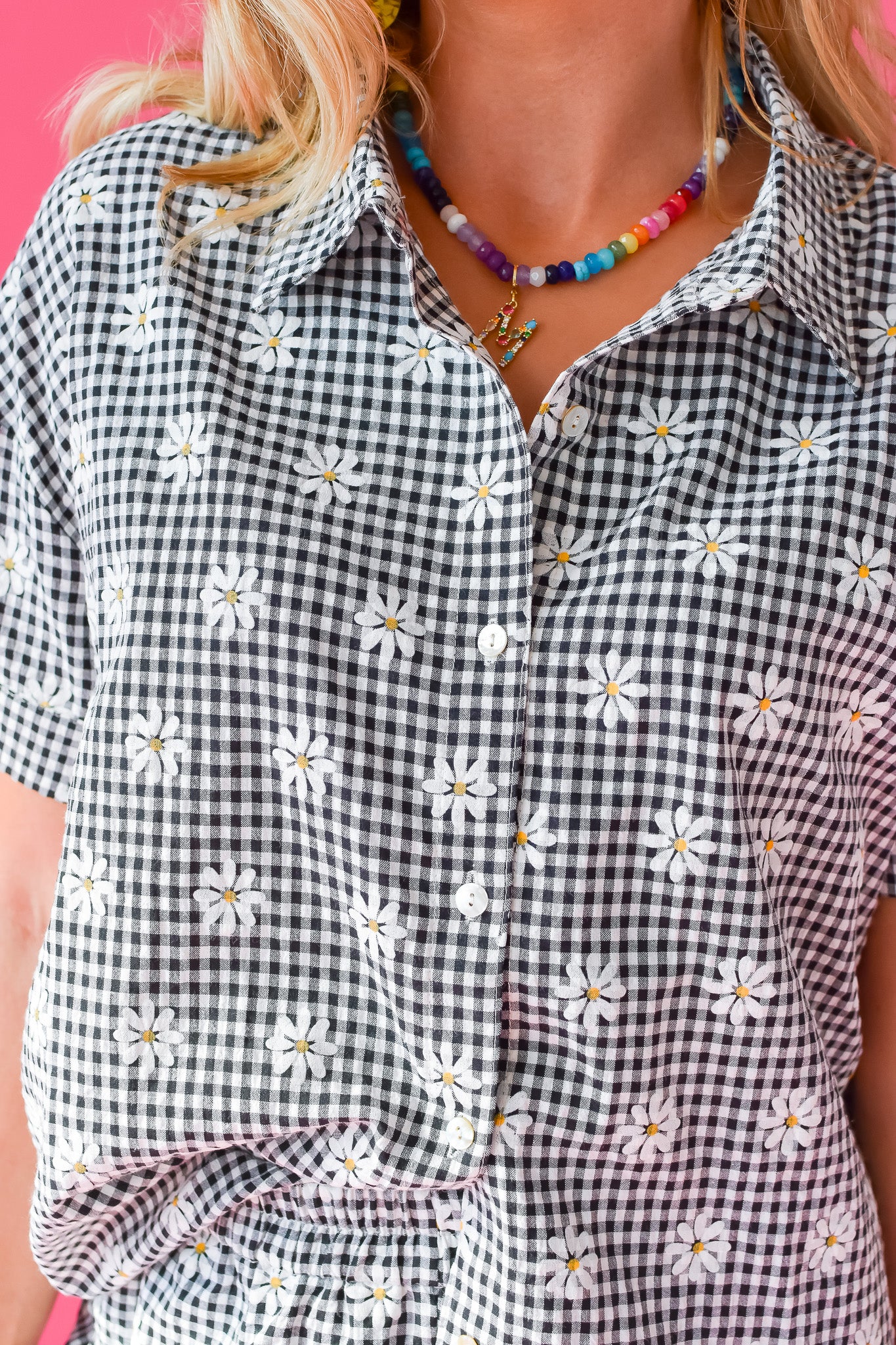 Daisy Gingham Set