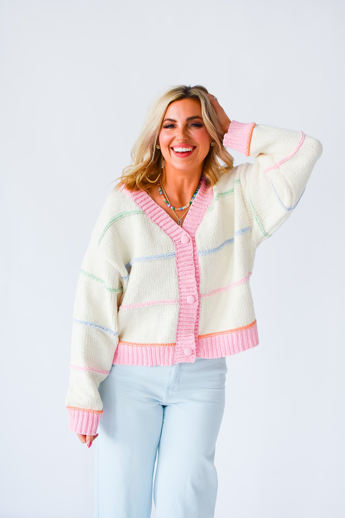 Mindie Stripe Cardigan