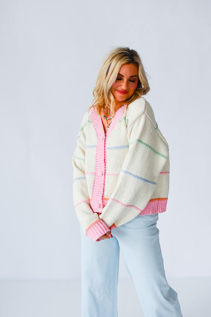 Mindie Stripe Cardigan