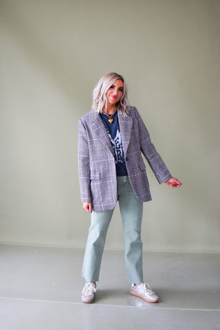 Jaq Plaid Blazer