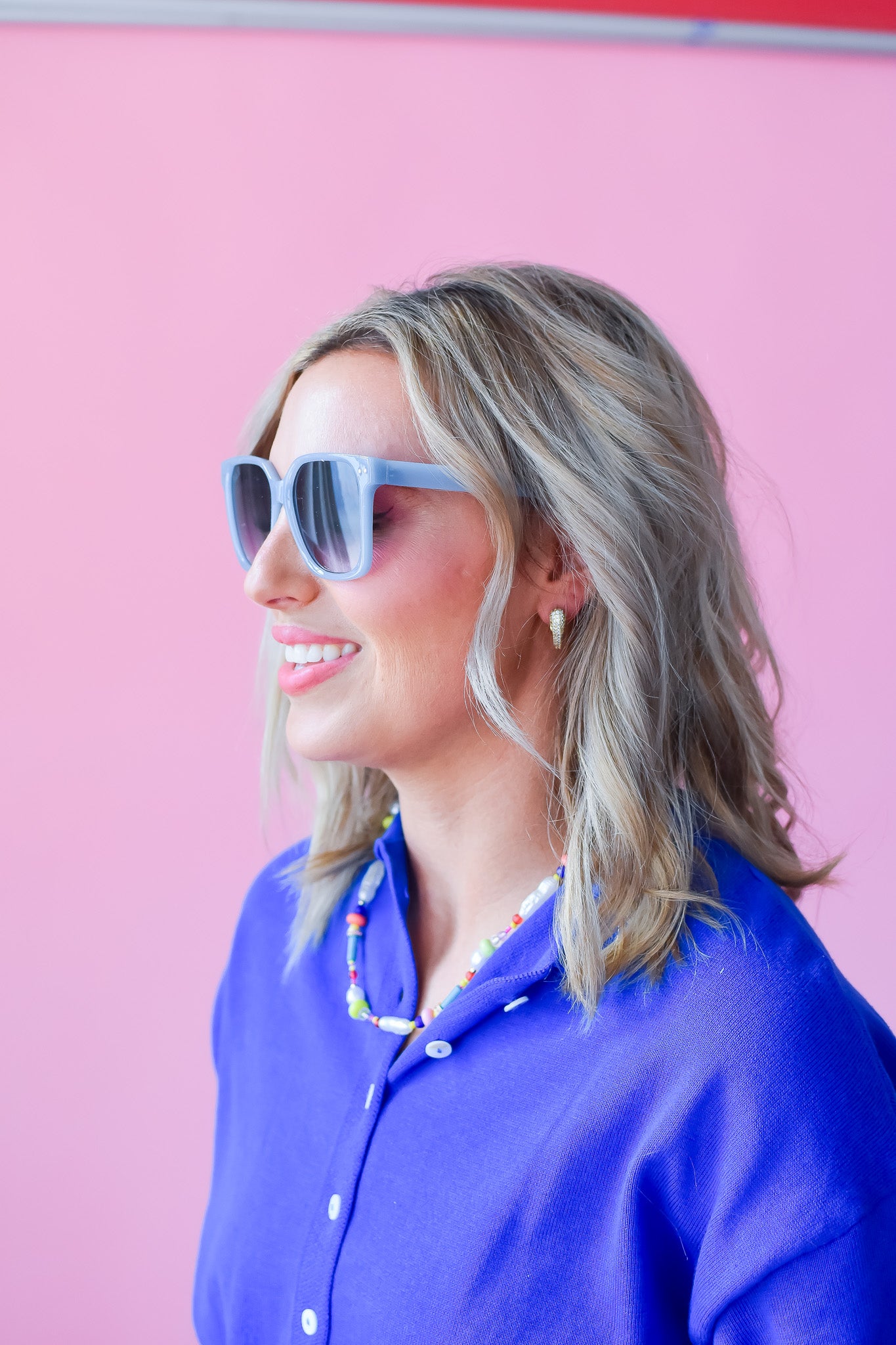 Linny Sunglasses in Blue