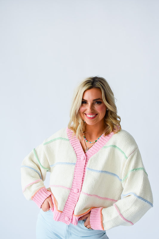 Mindie Stripe Cardigan