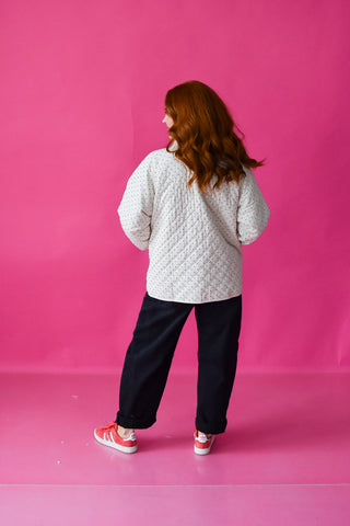 Kari Quilted Polka Dot Jacket