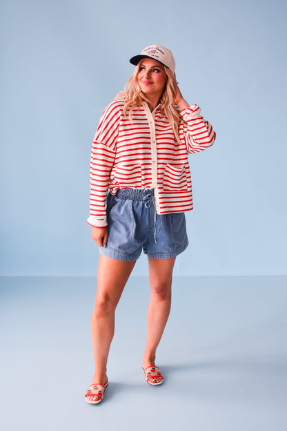 Martha Stripe Cardigan *RESTOCK*