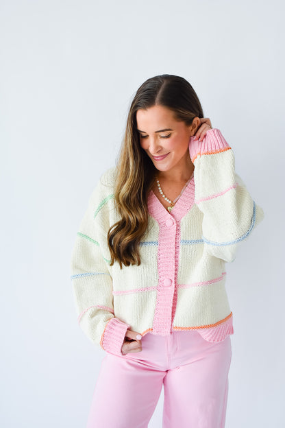 Mindie Stripe Cardigan