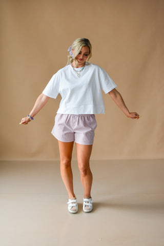 Jessinia Gingham Boxer Shorts
