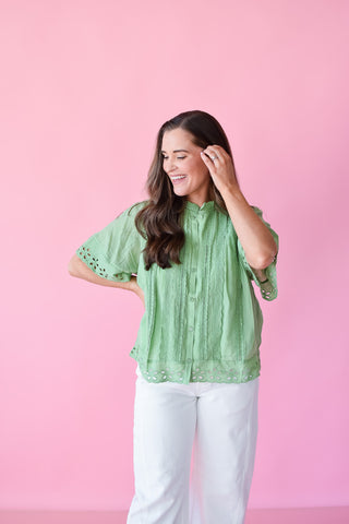 Ryann Eyelet Top