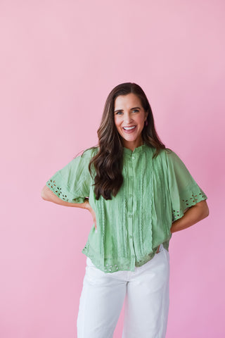 Ryann Eyelet Top