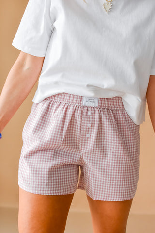 Jessinia Gingham Boxer Shorts