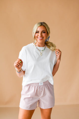 Jessinia Gingham Boxer Shorts