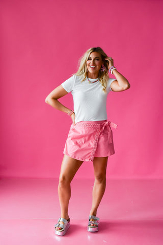 Aimee Ribbed Tee