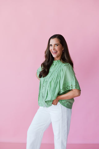 Ryann Eyelet Top
