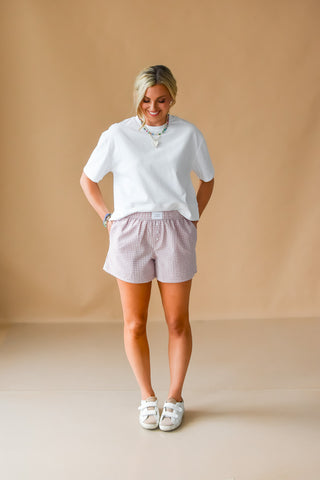 Jessinia Gingham Boxer Shorts
