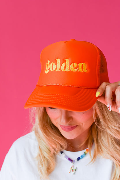 Golden Trucker Hat - RESTOCK