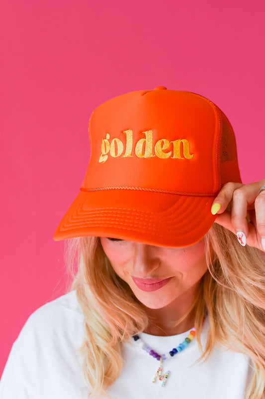Golden Trucker Hat - RESTOCK