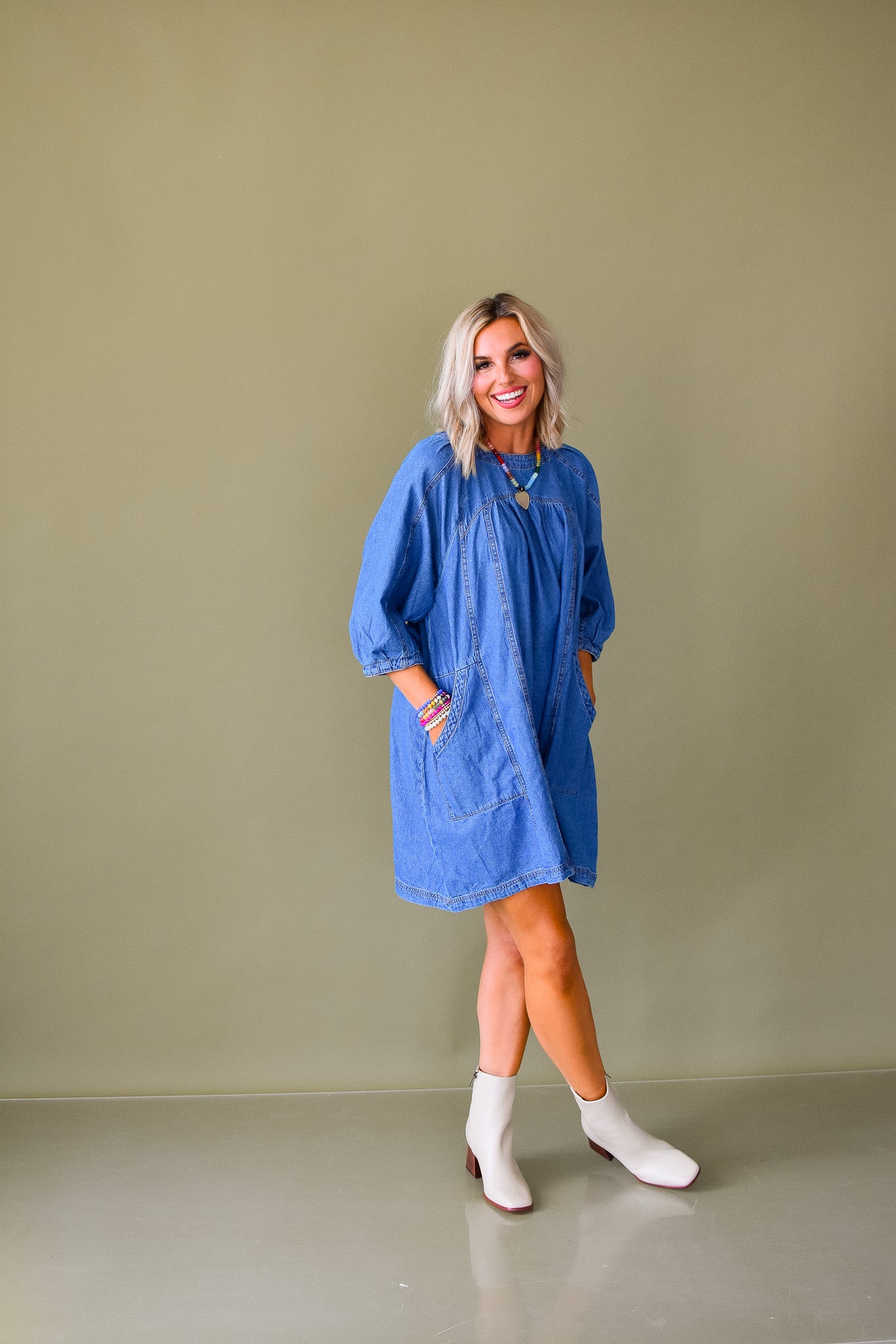 Bree Denim Mini Dress