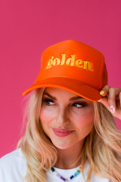 Golden Trucker Hat - RESTOCK