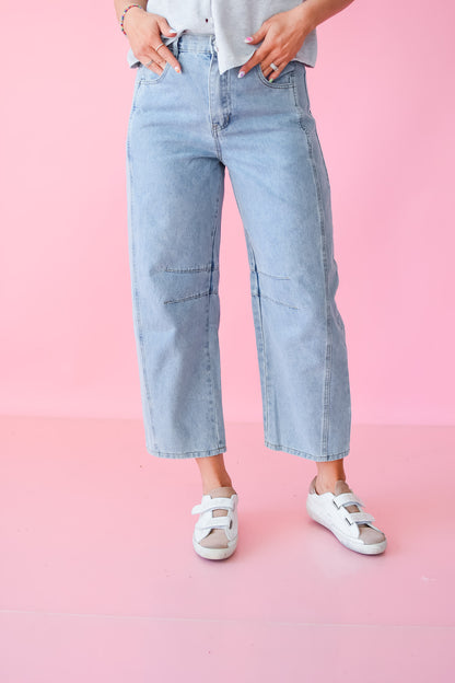 Chandler Barrel Jeans in Denim