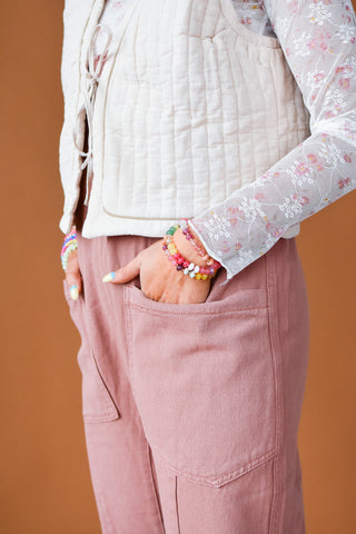 Henley Quilted Vest