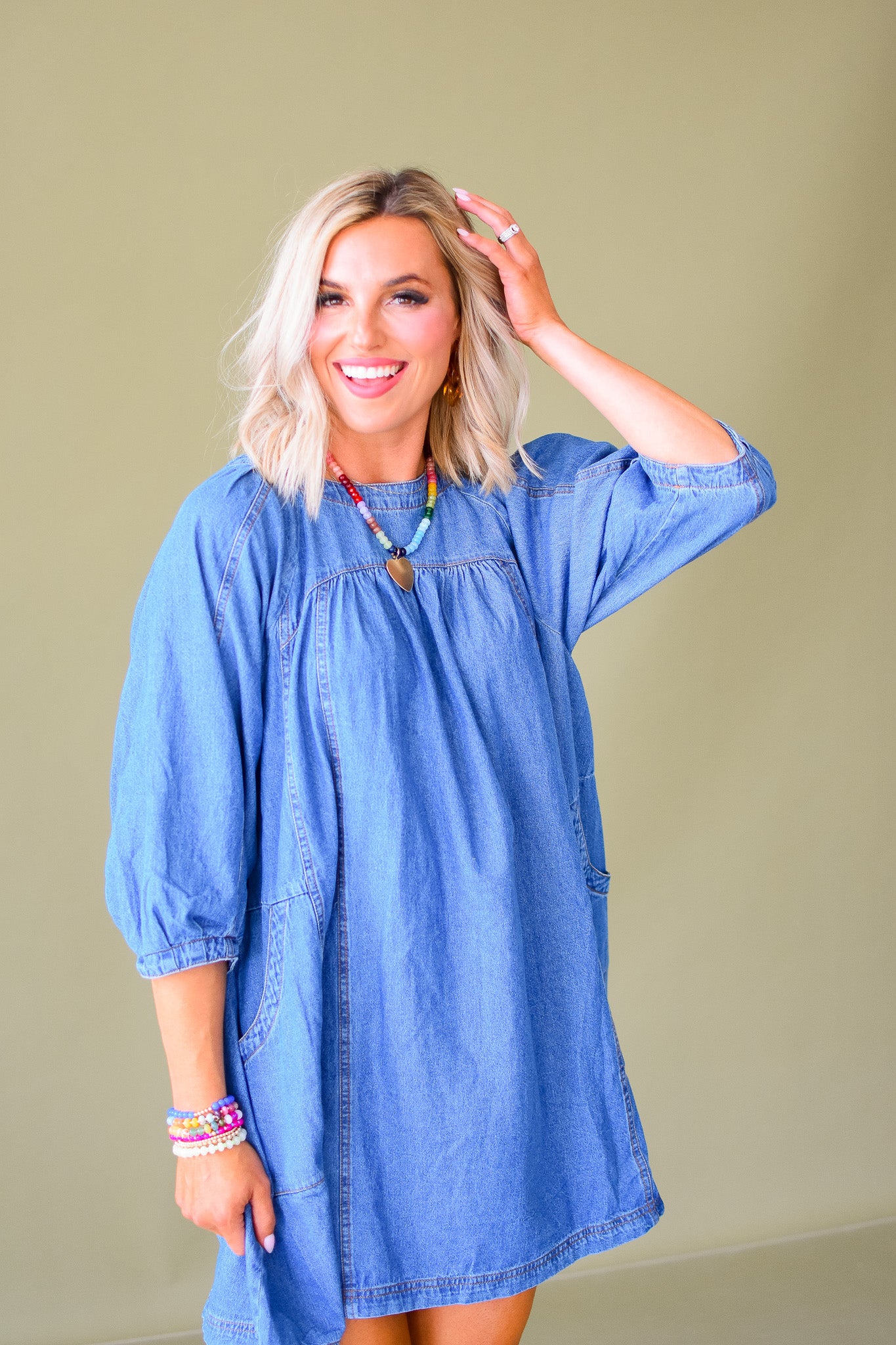 Bree Denim Mini Dress