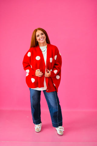 Taryn Polka Dot Cardigan