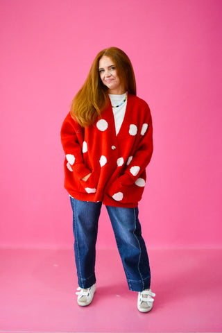 Taryn Polka Dot Cardigan