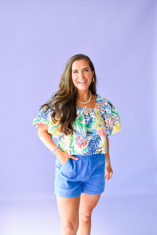 Yvonne Printed Top