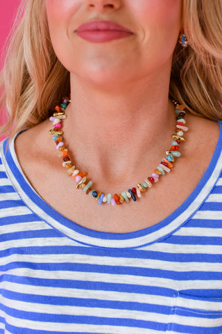 Happy Little Things Beaded Necklace