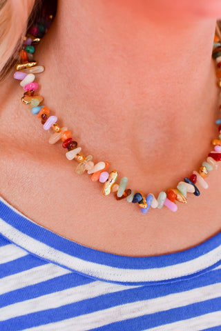 Happy Little Things Beaded Necklace