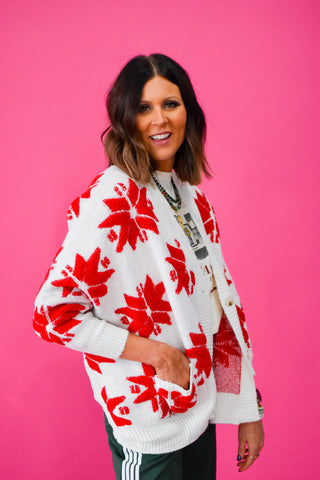 Taryn Snowflake Cardigan