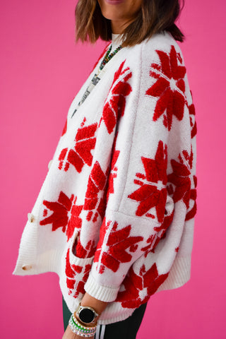 Taryn Snowflake Cardigan