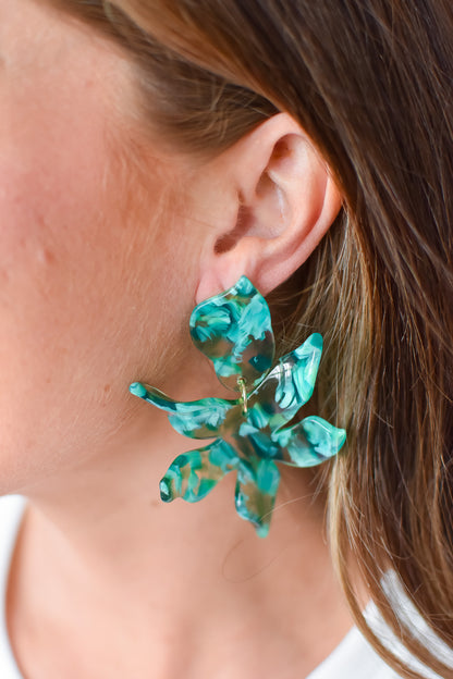 Flora Earrings - Bahama Mama