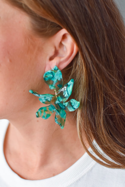 Flora Earrings - Bahama Mama