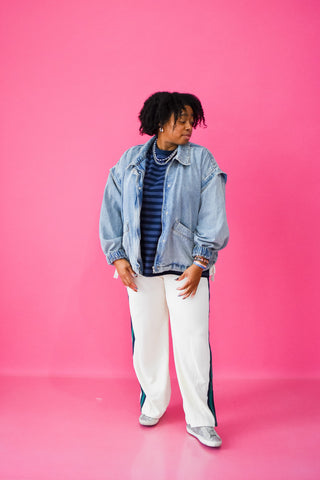 Margo Waffle Knit Track Pants