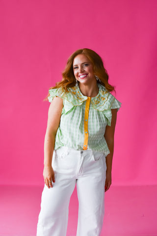 Tatiana Gingham Top