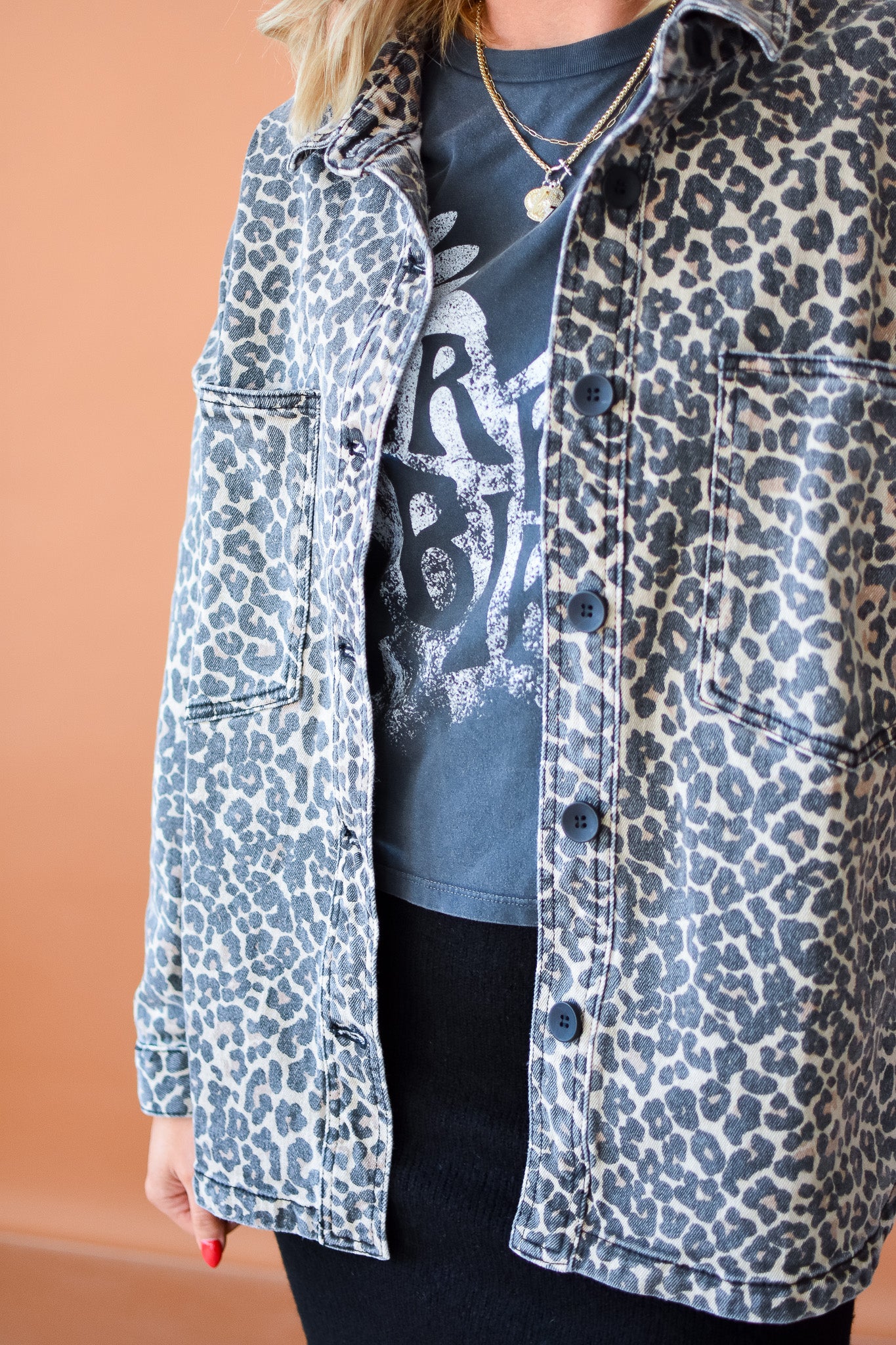 Wylie Leopard Shacket