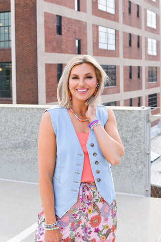 Tayten Denim Vest - RESTOCK