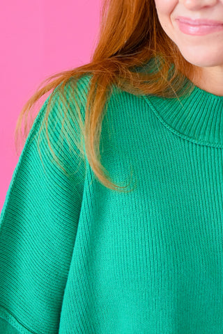 DOORBUSTER Bradie Sweater in Kelly Green