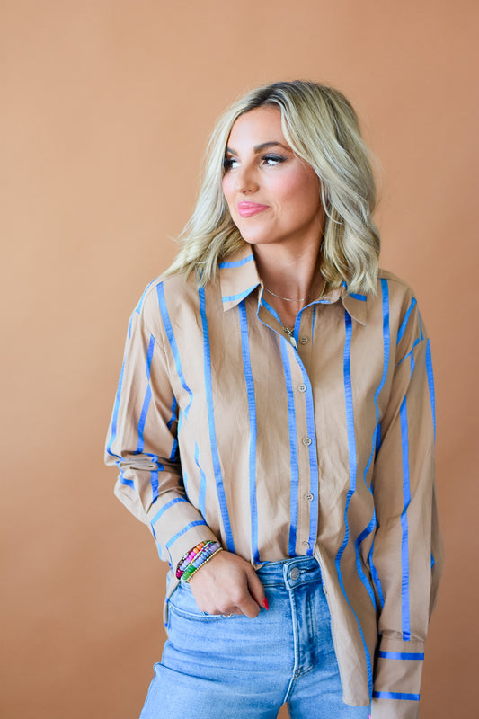 Winslet Stripe Button Down