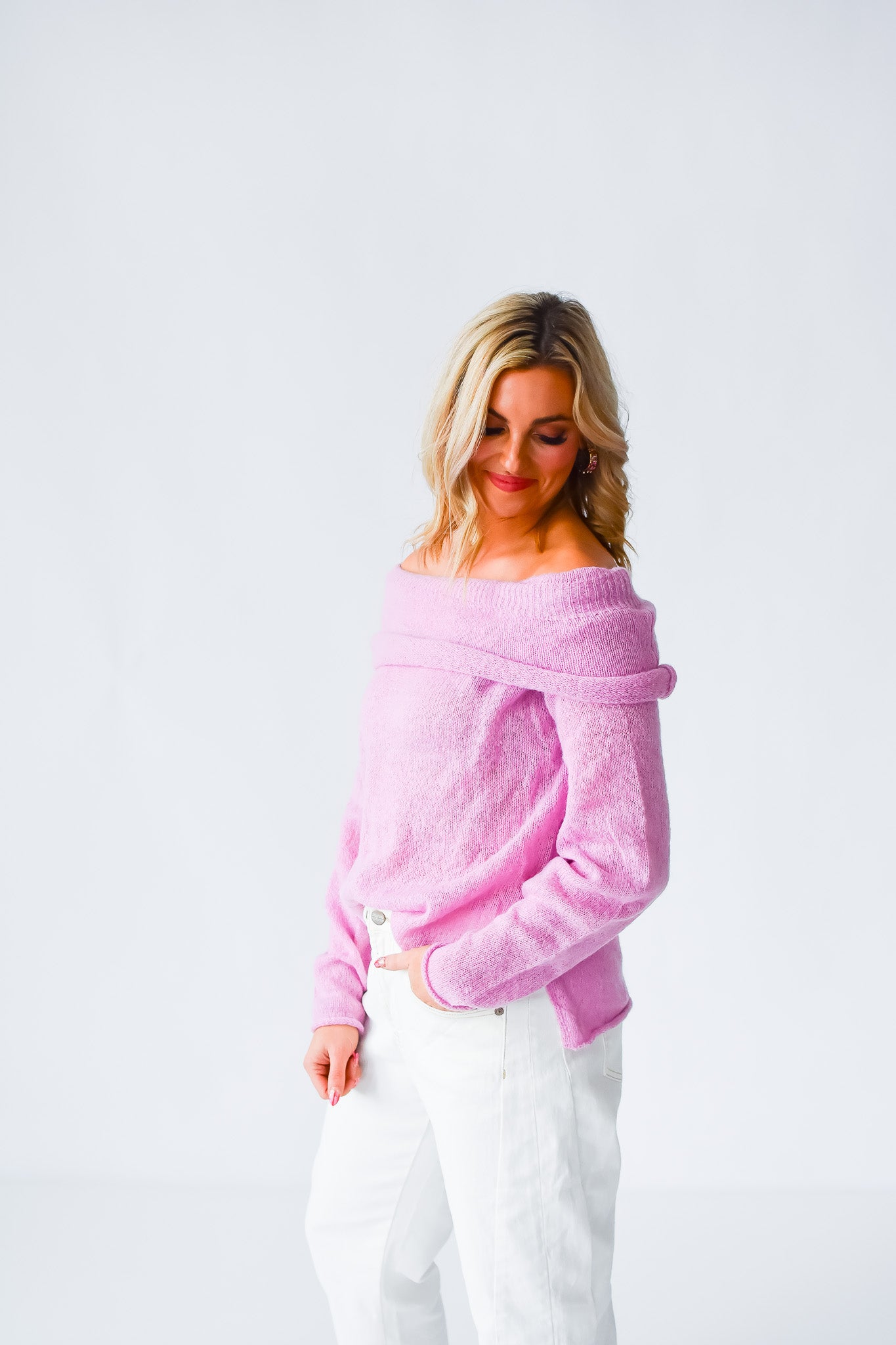 Jauntia Off the Shoulder Sweater