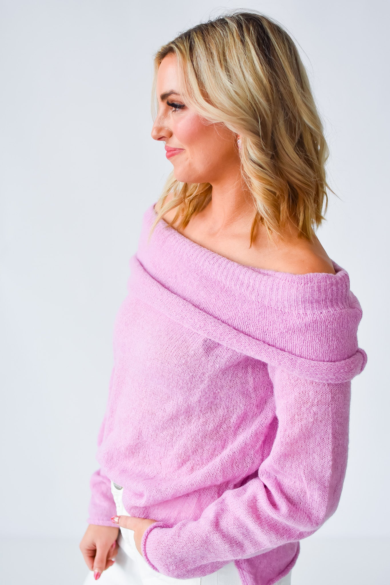 Jauntia Off the Shoulder Sweater