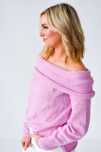 Jauntia Off the Shoulder Sweater