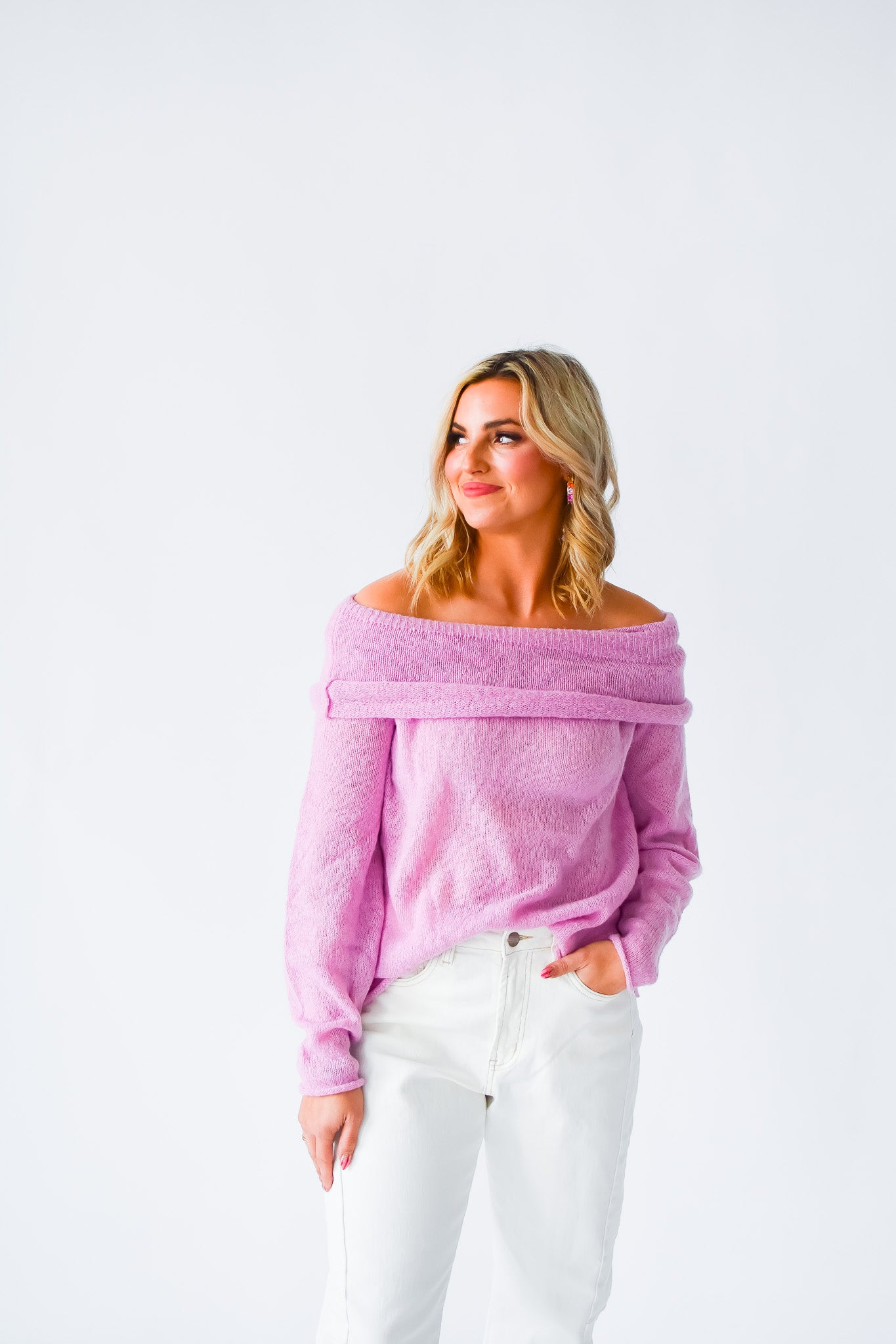 Jauntia Off the Shoulder Sweater