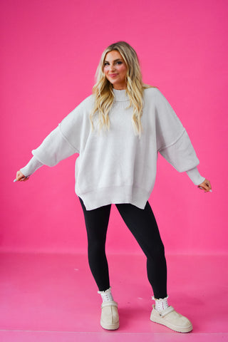 DOORBUSTER Bradie Sweater in Bone