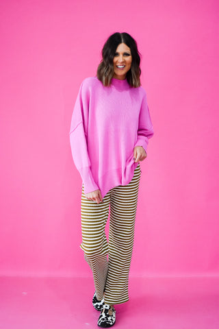 DOORBUSTER Bradie Sweater in Candy Pink