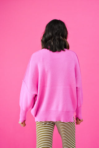 DOORBUSTER Bradie Sweater in Candy Pink