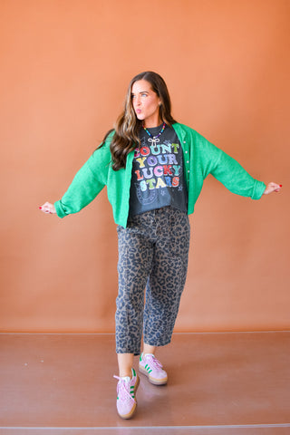 Piper Cardigan - Kelly Green RESTOCK
