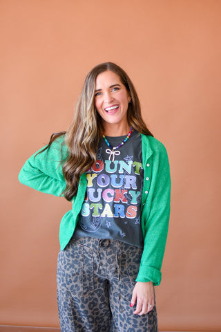 Piper Cardigan - Kelly Green RESTOCK