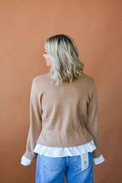 Lucy Layered Peplum Sweater