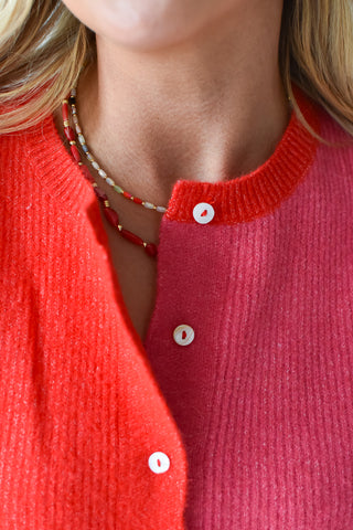 Josie Color Block Sweater Vest